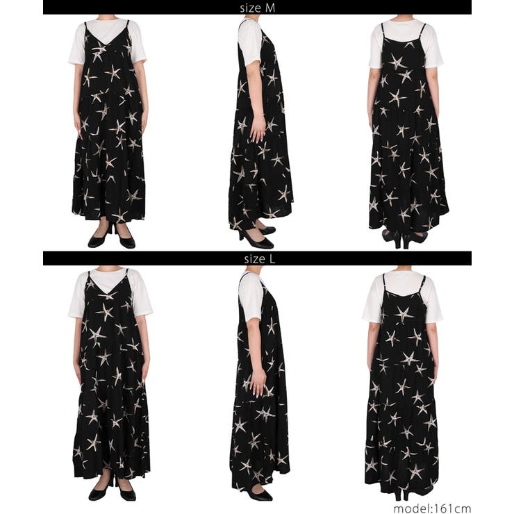 柄ティアードワンピース レディース | coca | 詳細画像15 