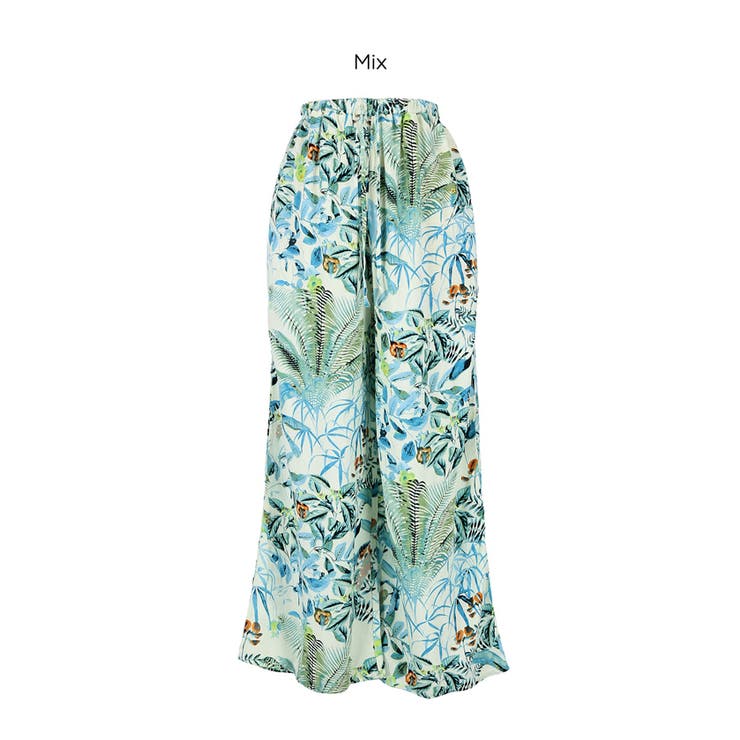 ＼26ss再入荷／レーヨンボタニカル柄パンツ | coca | 詳細画像14 