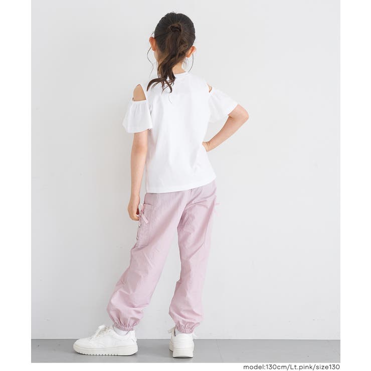 レースアップポケットパラシュートパンツ キッズ | coca | 詳細画像8 