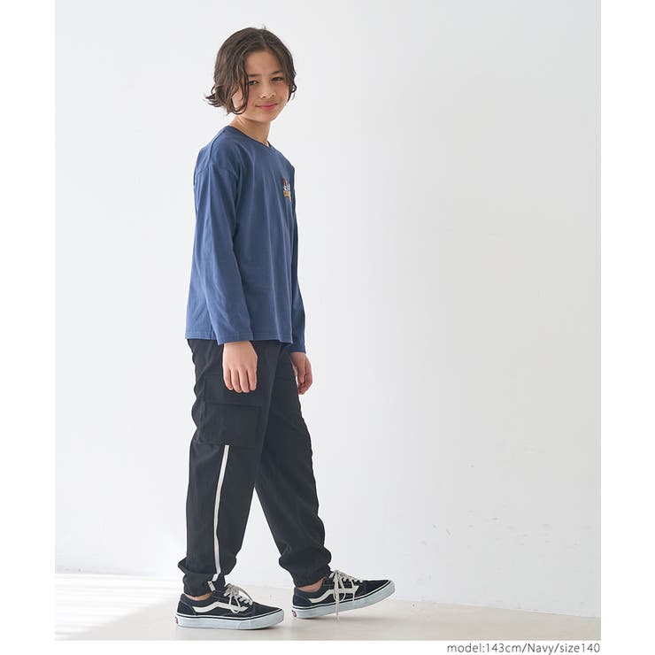 ワンポイント刺繍長袖Ｔシャツ キッズ | coca | 詳細画像9 