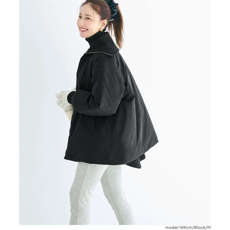 【洗える】 Aラインカールネック中綿コート | coca | 詳細画像16 