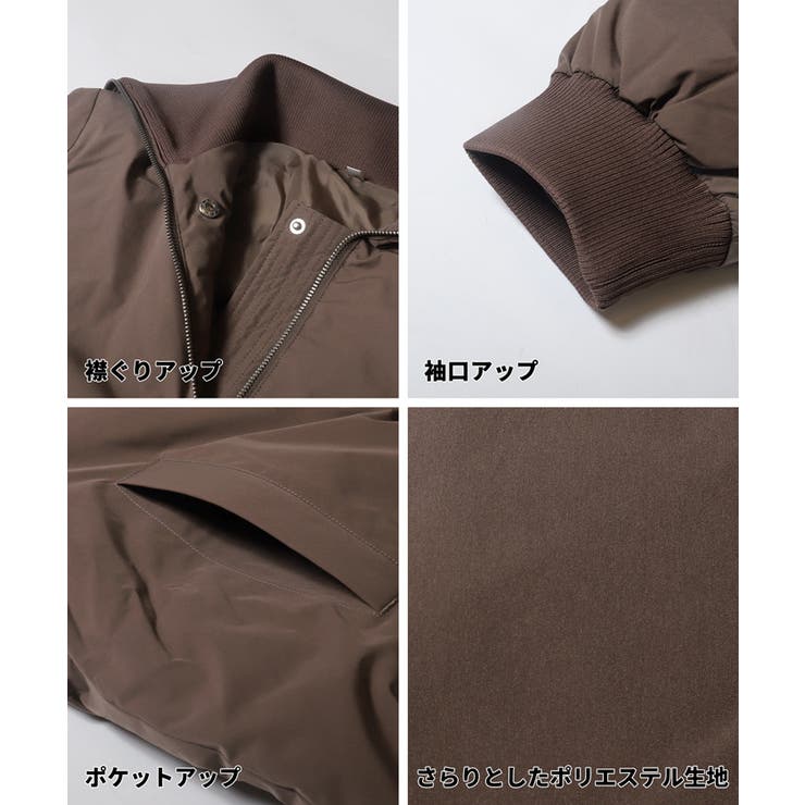 【洗える】 Aラインカールネック中綿コート | coca | 詳細画像20 