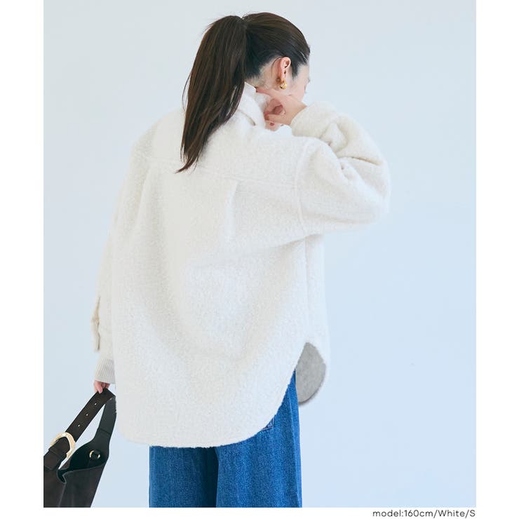 ふんわり上品。大人可愛いプードルボアジャケット | coca | 詳細画像11 