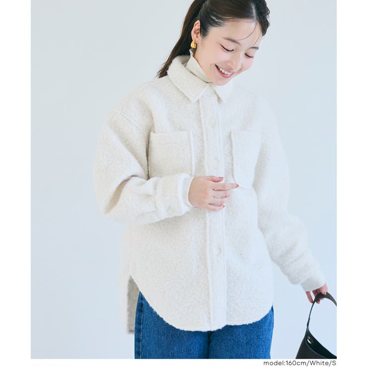 ふんわり上品。大人可愛いプードルボアジャケット | coca | 詳細画像12 