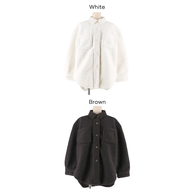 ふんわり上品。大人可愛いプードルボアジャケット | coca | 詳細画像16 