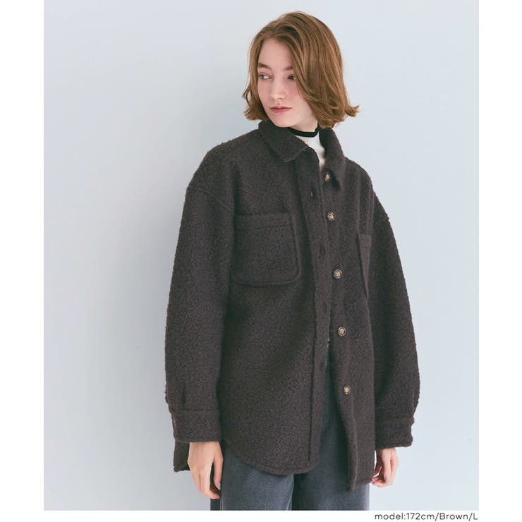 ふんわり上品。大人可愛いプードルボアジャケット | coca | 詳細画像7 