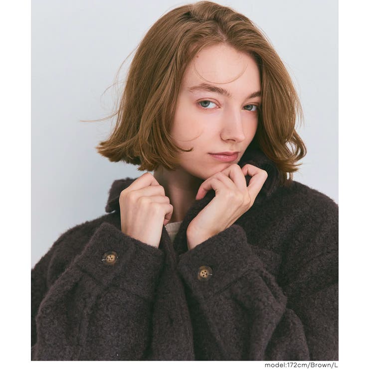 ふんわり上品。大人可愛いプードルボアジャケット | coca | 詳細画像8 