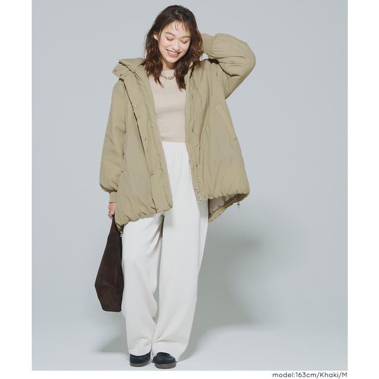 【洗える】中綿ロングブルゾン | coca | 詳細画像10 