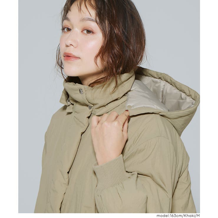 【洗える】中綿ロングブルゾン | coca | 詳細画像14 