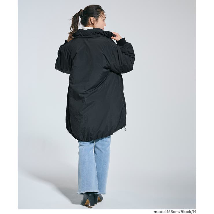 【洗える】中綿ロングブルゾン | coca | 詳細画像18 