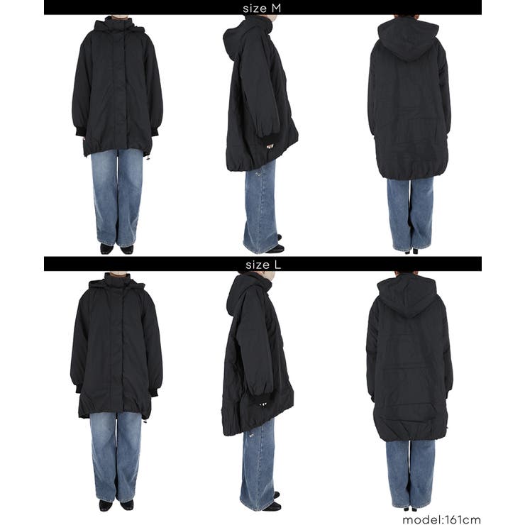 【洗える】中綿ロングブルゾン | coca | 詳細画像20 