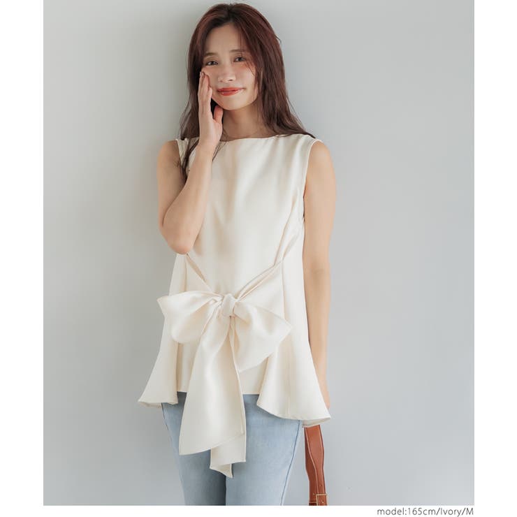 トップス cocohana 2wayリボントップス レディース[品番：PA000017205]｜coca（コカ