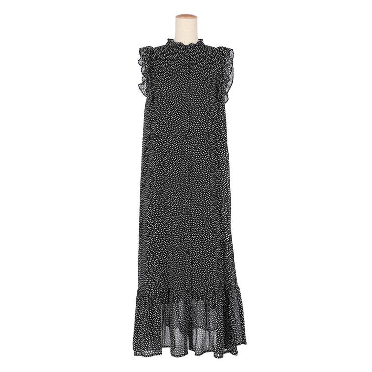 シフォンノースリーブワンピース レディース[品番：PA000017093