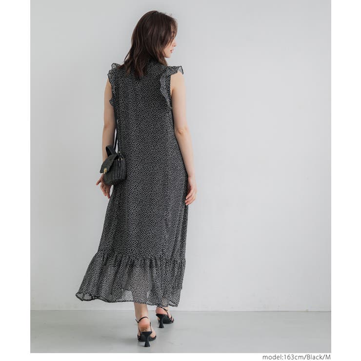 シフォンノースリーブワンピース レディース | coca | 詳細画像8 