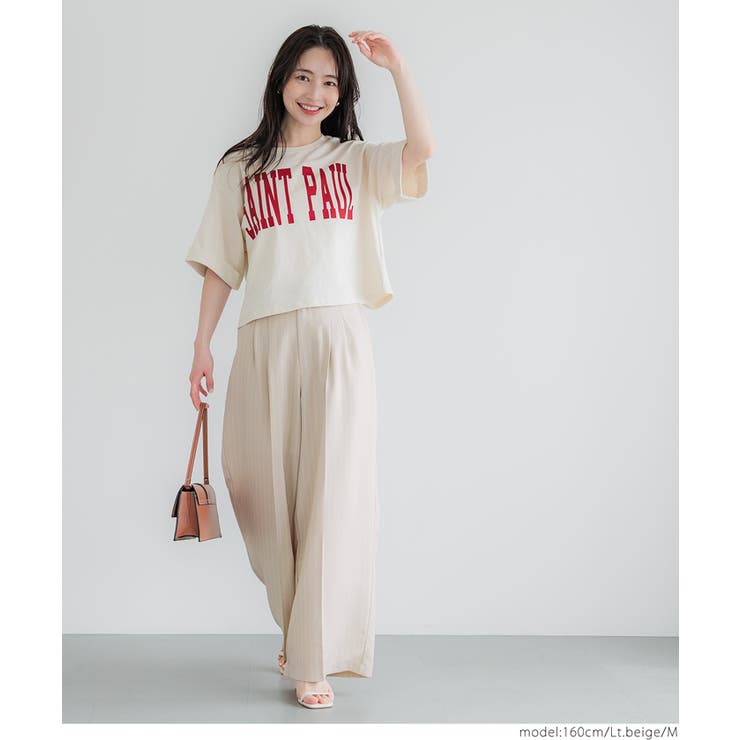 ストライプワイドパンツ レディース | coca | 詳細画像11 