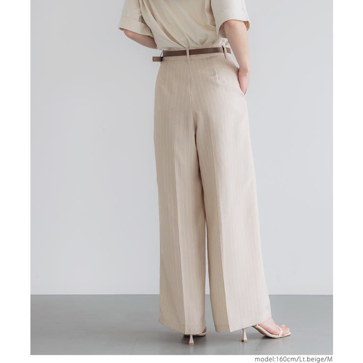 ストライプワイドパンツ レディース | coca | 詳細画像12 