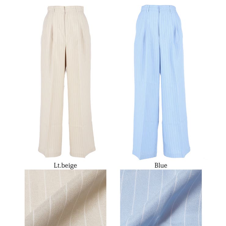 ストライプワイドパンツ レディース | coca | 詳細画像17 