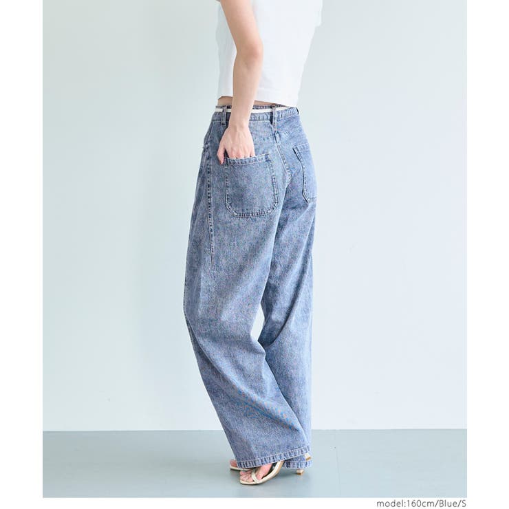 紐付きデニムパンツ レディース | coca | 詳細画像19 