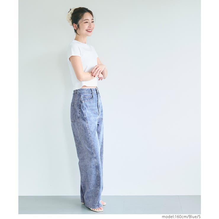 紐付きデニムパンツ レディース | coca | 詳細画像20 