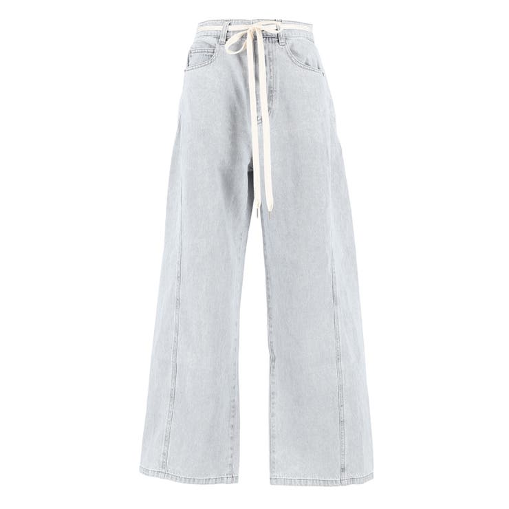 紐付きデニムパンツ レディース | coca | 詳細画像3 