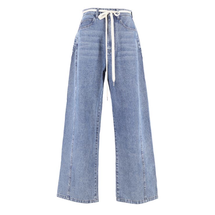 紐付きデニムパンツ レディース | coca | 詳細画像4 