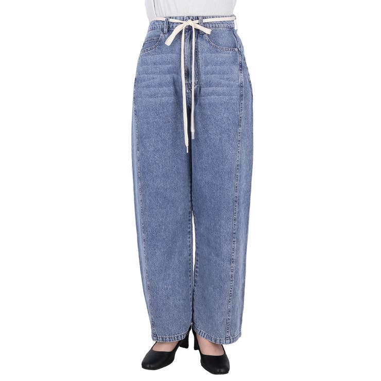 紐付きデニムパンツ レディース | coca | 詳細画像5 