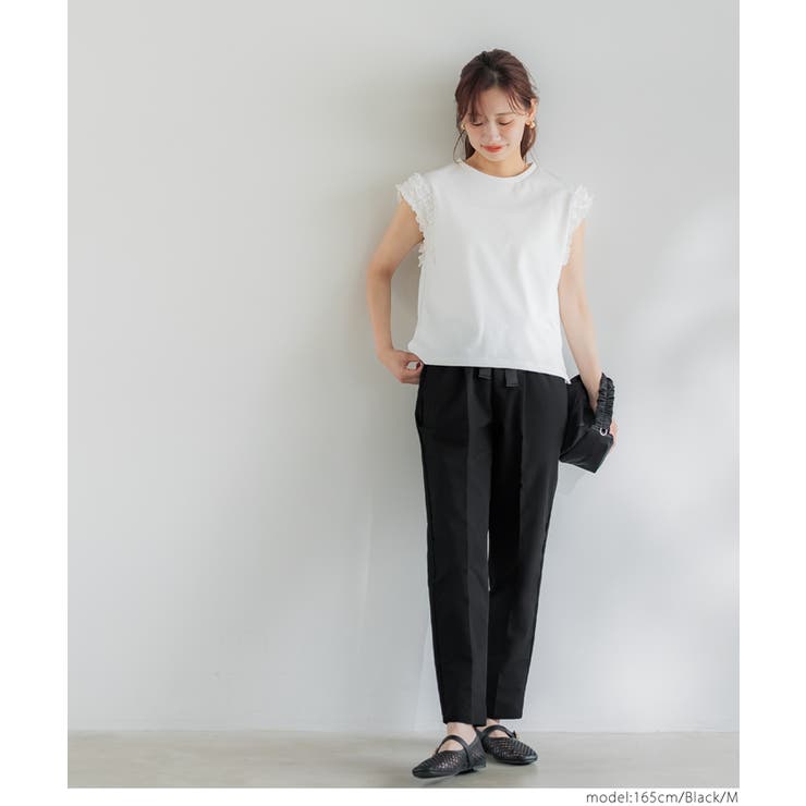 サッカーテーパードパンツ レディース | coca | 詳細画像13 