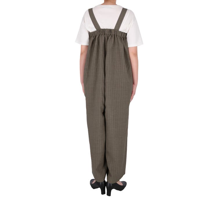 リネンライクワイドサロペット レディース | coca | 詳細画像6 