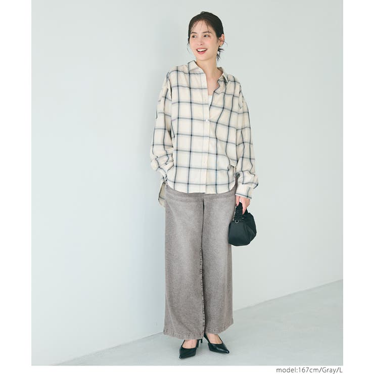 デニムイージーパンツ レディース | coca | 詳細画像9 