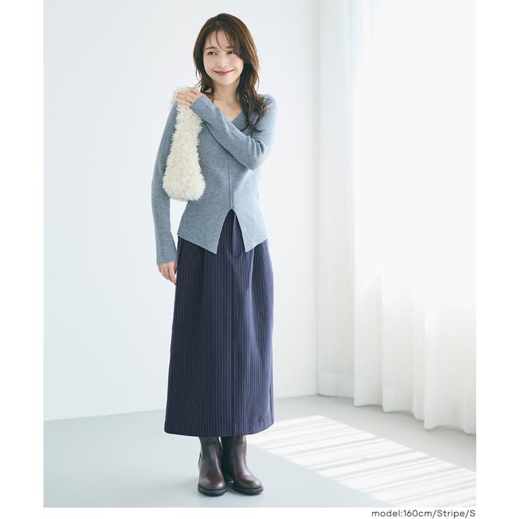 大人見えシルエット◎Iラインスリットスカート | coca | 詳細画像3 