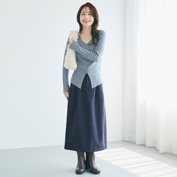 大人見えシルエット◎Iラインスリットスカート | coca | 詳細画像1 