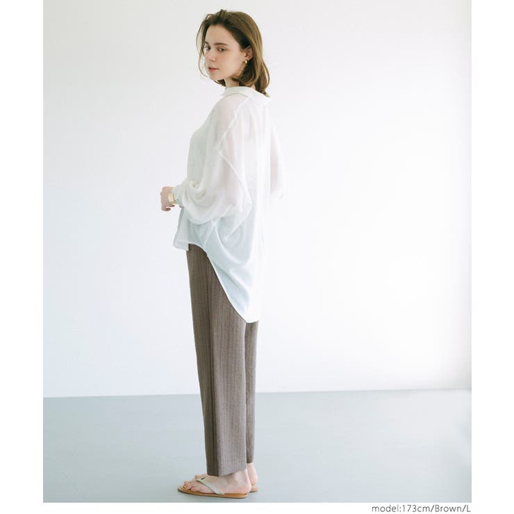 リネンライクイージーパンツ レディース | coca | 詳細画像16 