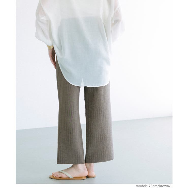 リネンライクイージーパンツ レディース | coca | 詳細画像18 