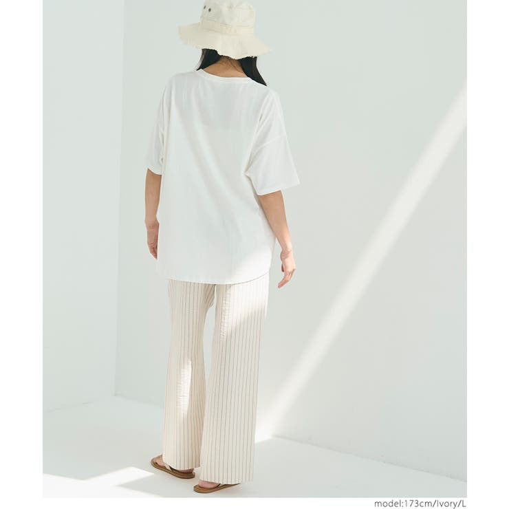 リネンライクイージーパンツ レディース | coca | 詳細画像10 