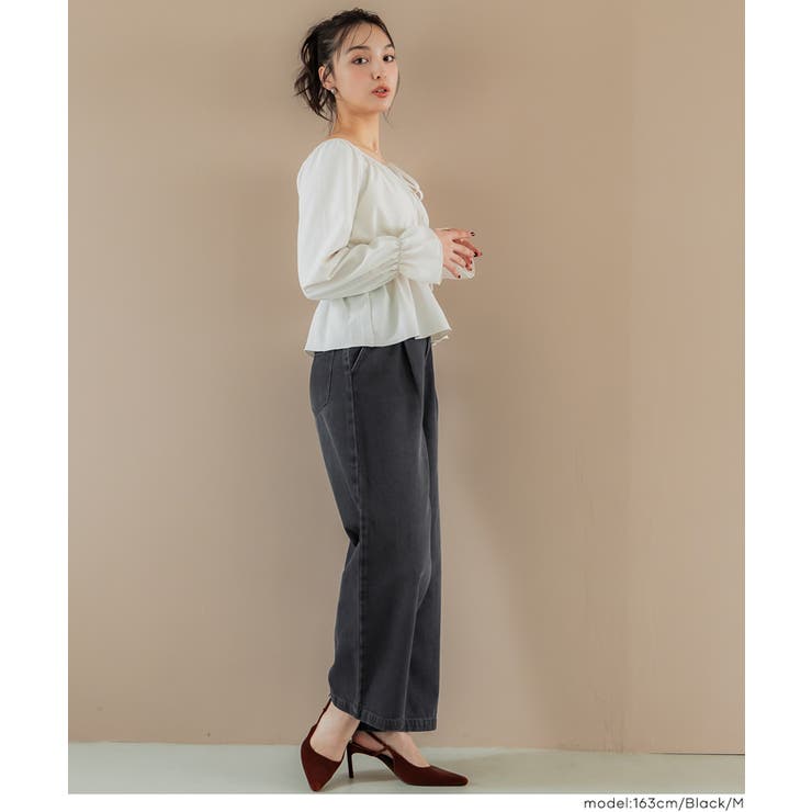 タックデニムパンツ | coca | 詳細画像11 