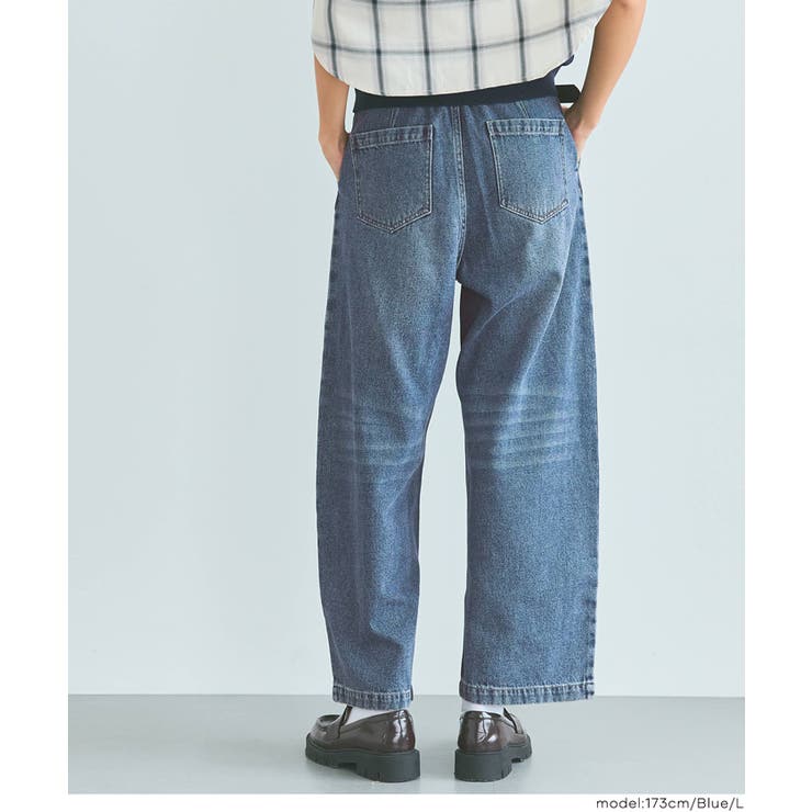 タックデニムパンツ | coca | 詳細画像16 