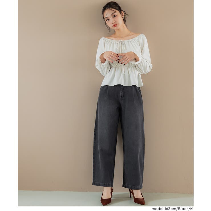 タックデニムパンツ | coca | 詳細画像10 