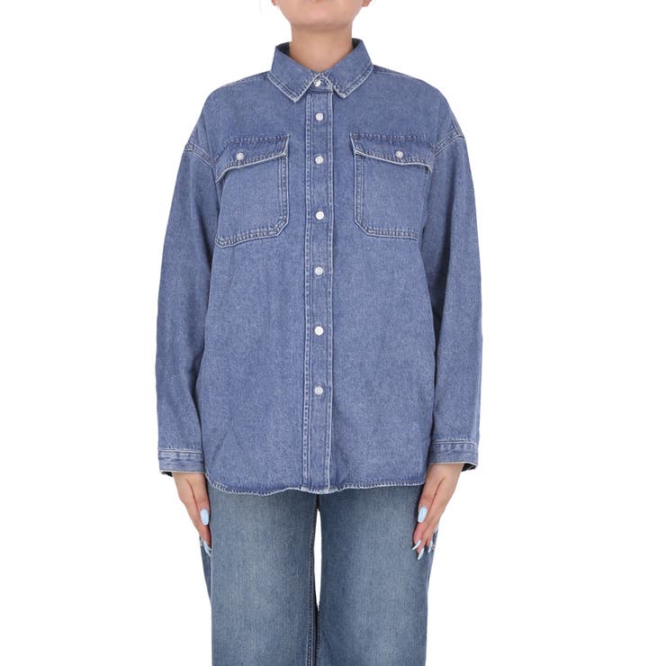 デニムシャツジャケット | coca | 詳細画像3 