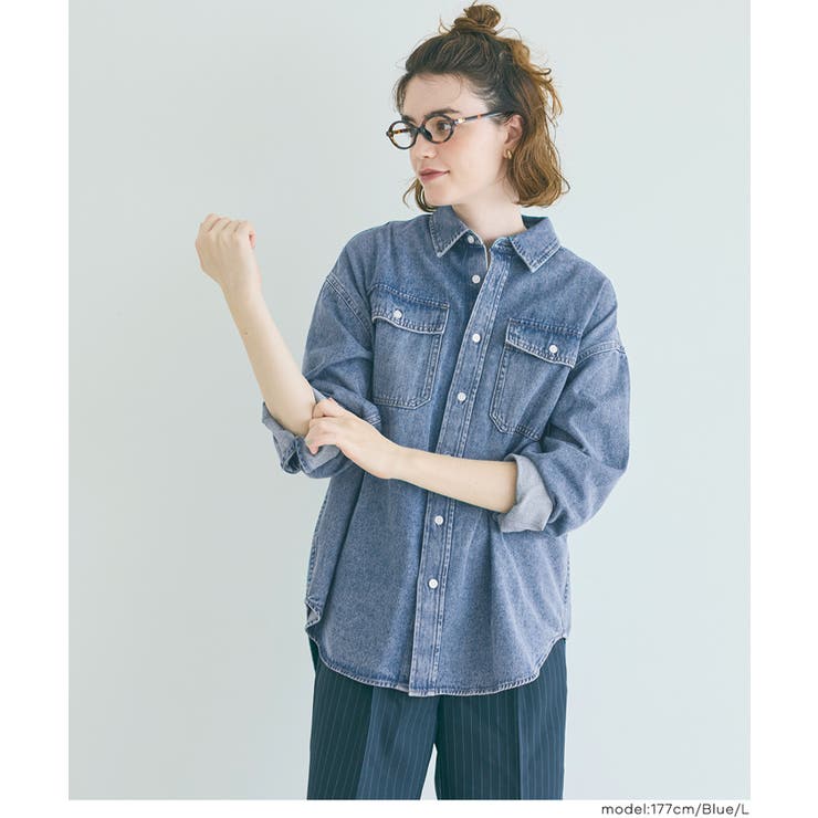 デニムシャツジャケット | coca | 詳細画像6 