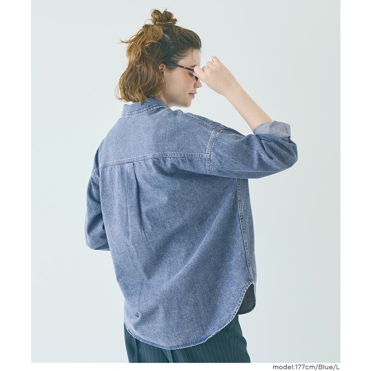 デニムシャツジャケット | coca | 詳細画像7 