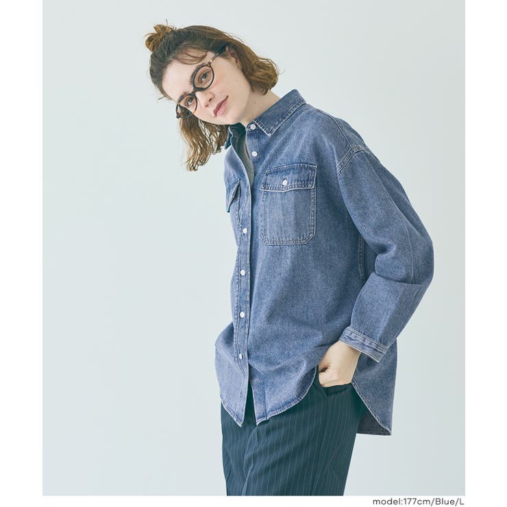 デニムシャツジャケット | coca | 詳細画像8 