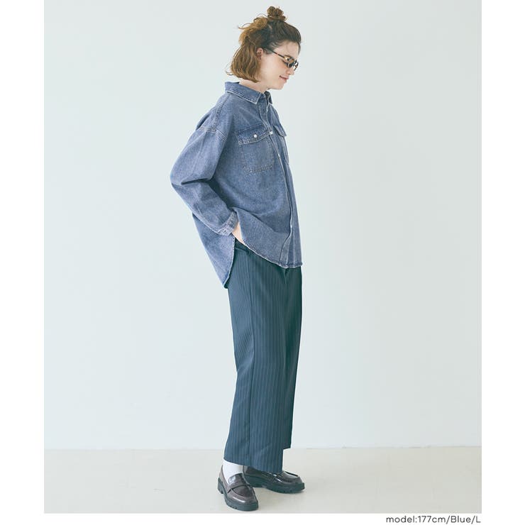 デニムシャツジャケット | coca | 詳細画像9 