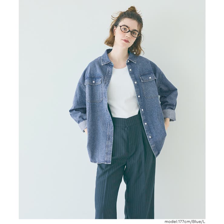 デニムシャツジャケット | coca | 詳細画像10 