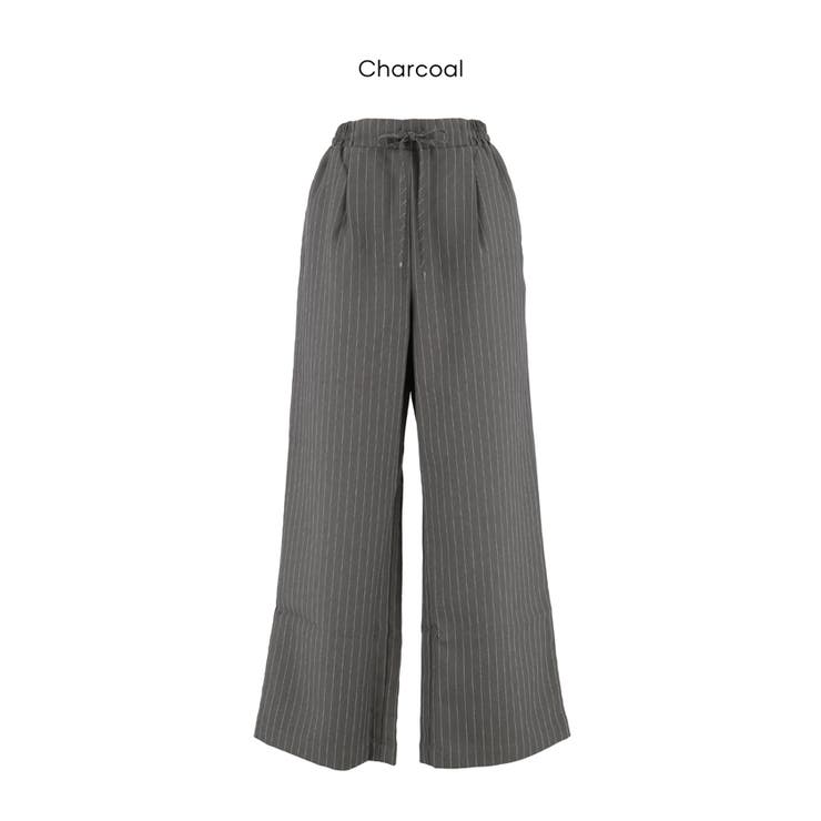 ヘリンボーンストライプイージーパンツ | coca | 詳細画像17 