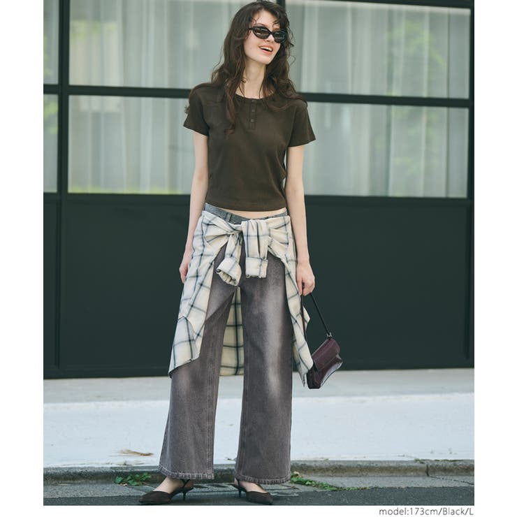 ローライズワイドデニム | coca | 詳細画像18 