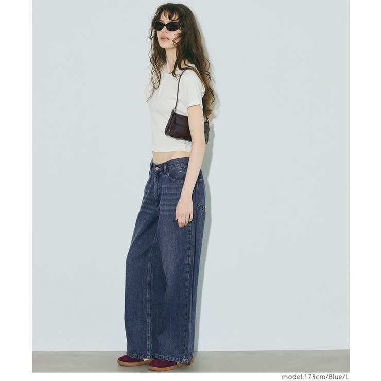 ローライズワイドデニム | coca | 詳細画像9 