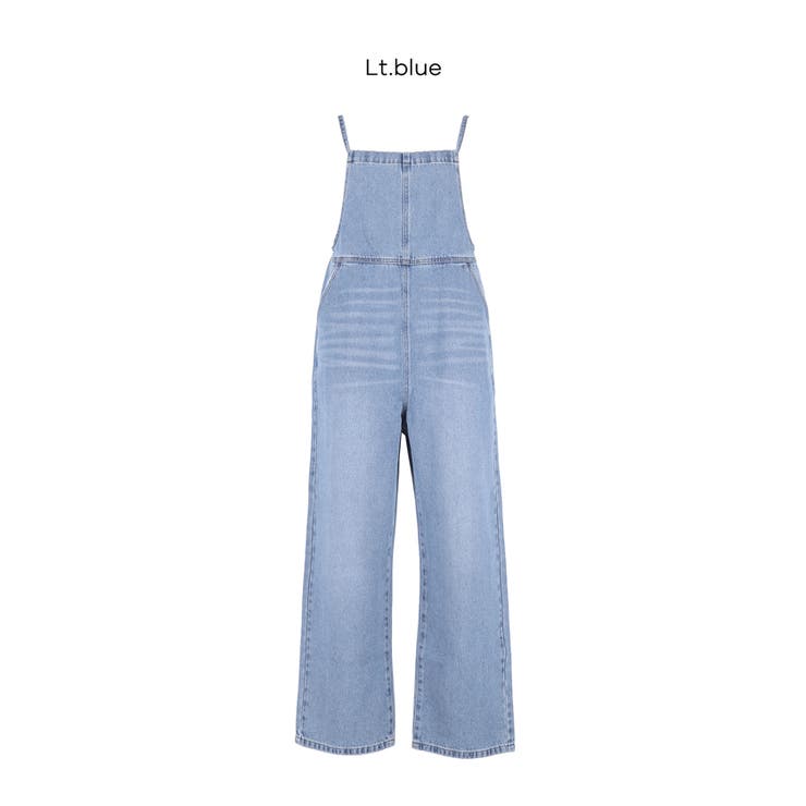 バックリボンでアクセント♪大人カジュアルデニムサロペット | coca | 詳細画像14 