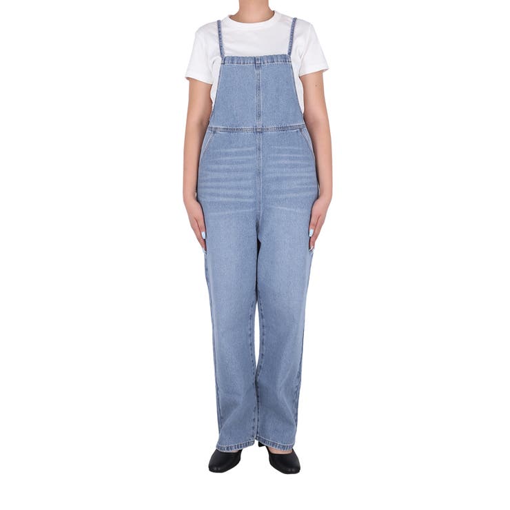 バックリボンでアクセント♪大人カジュアルデニムサロペット | coca | 詳細画像3 