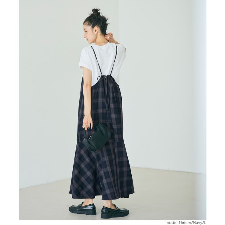 チェックキャミワンピース | coca | 詳細画像11 