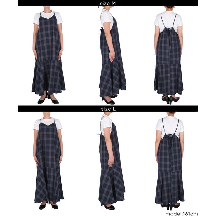 チェックキャミワンピース | coca | 詳細画像14 